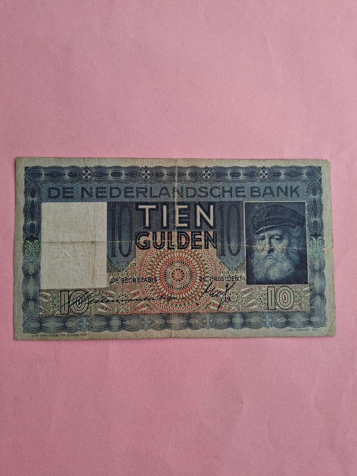 10 gulden Grijsaard uit 1939 in ZF
Serie nummer PW 090221
NV, Postzegels en Munten, Bankbiljetten | Nederland, Ophalen of Verzenden