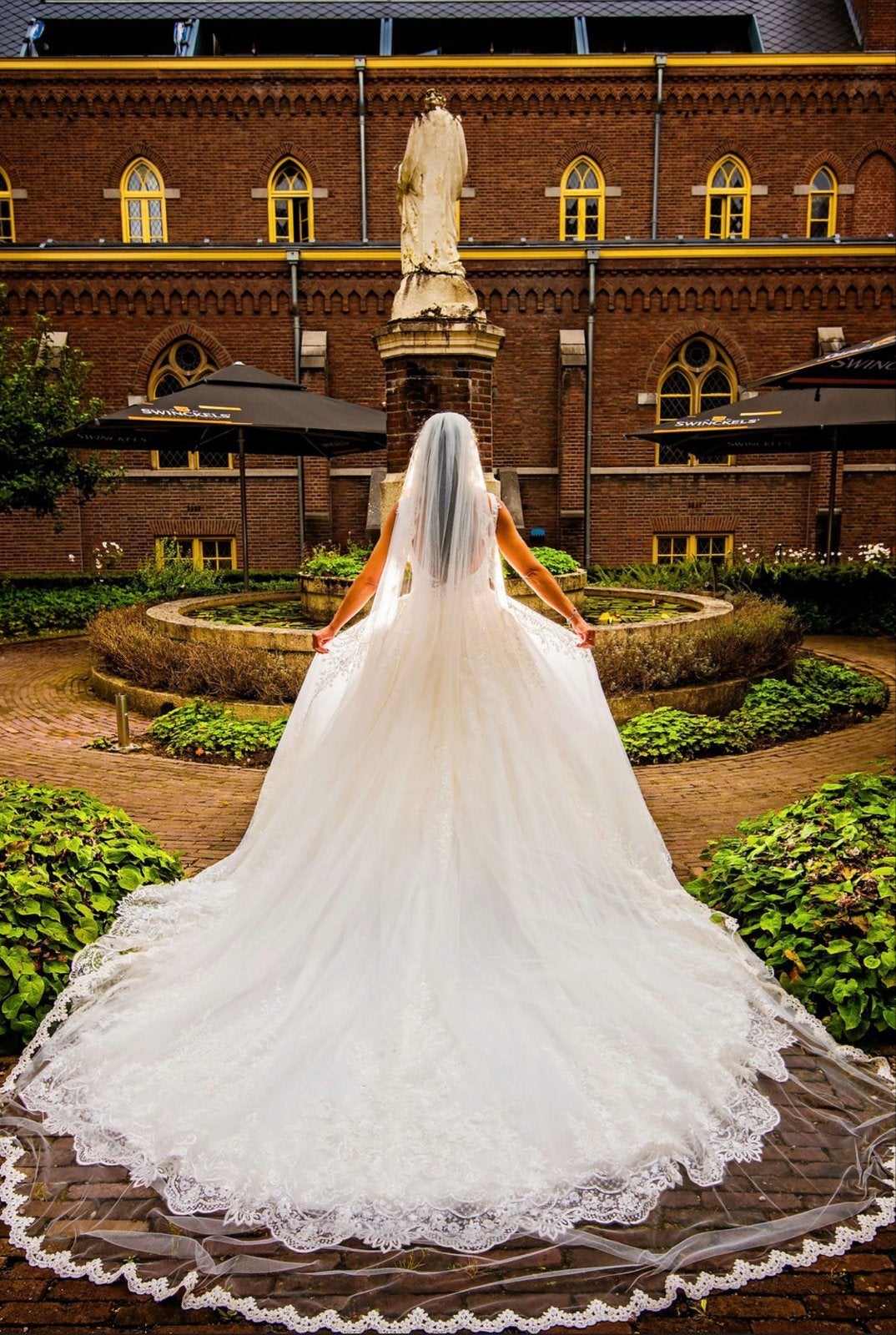 Prachtige Trouwjurk nicole couture maat S, Ophalen of Verzenden, Zo goed als nieuw, Wit, Trouwjurk