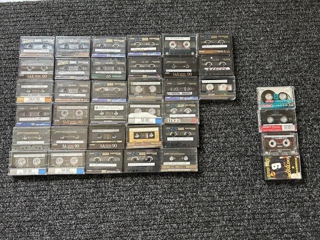 Cassettebandjes 37 stuks, Cd's en Dvd's, Cassettebandjes, Gebruikt, Overige genres, 26 bandjes of meer, Ophalen