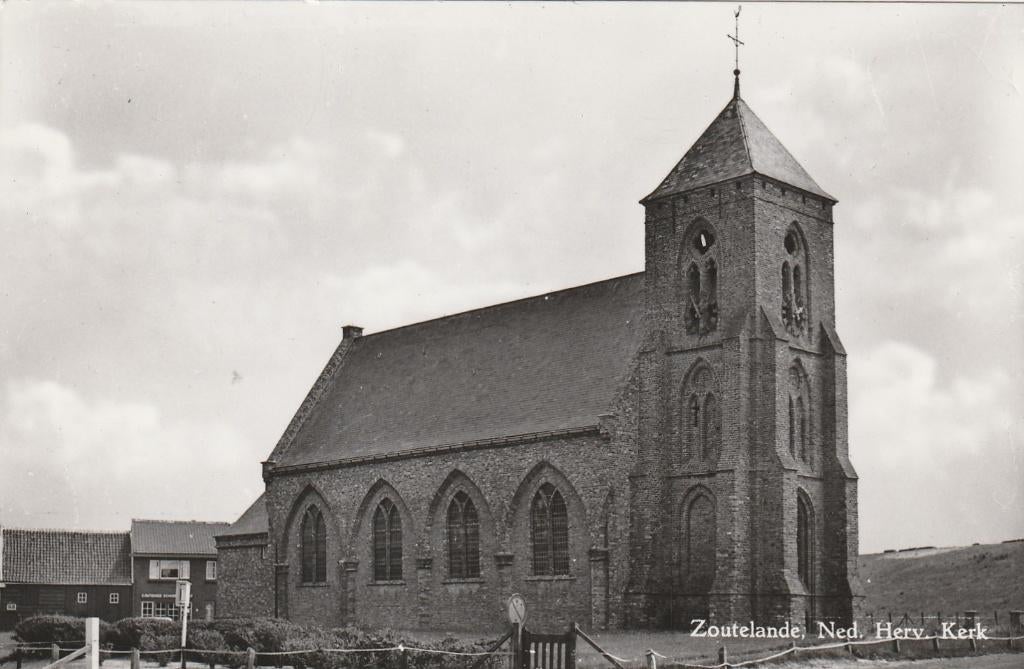 ZOUTELANDE Ned. Herv. Kerk, Verzenden, 1960 tot 1980, Ongelopen, Zeeland