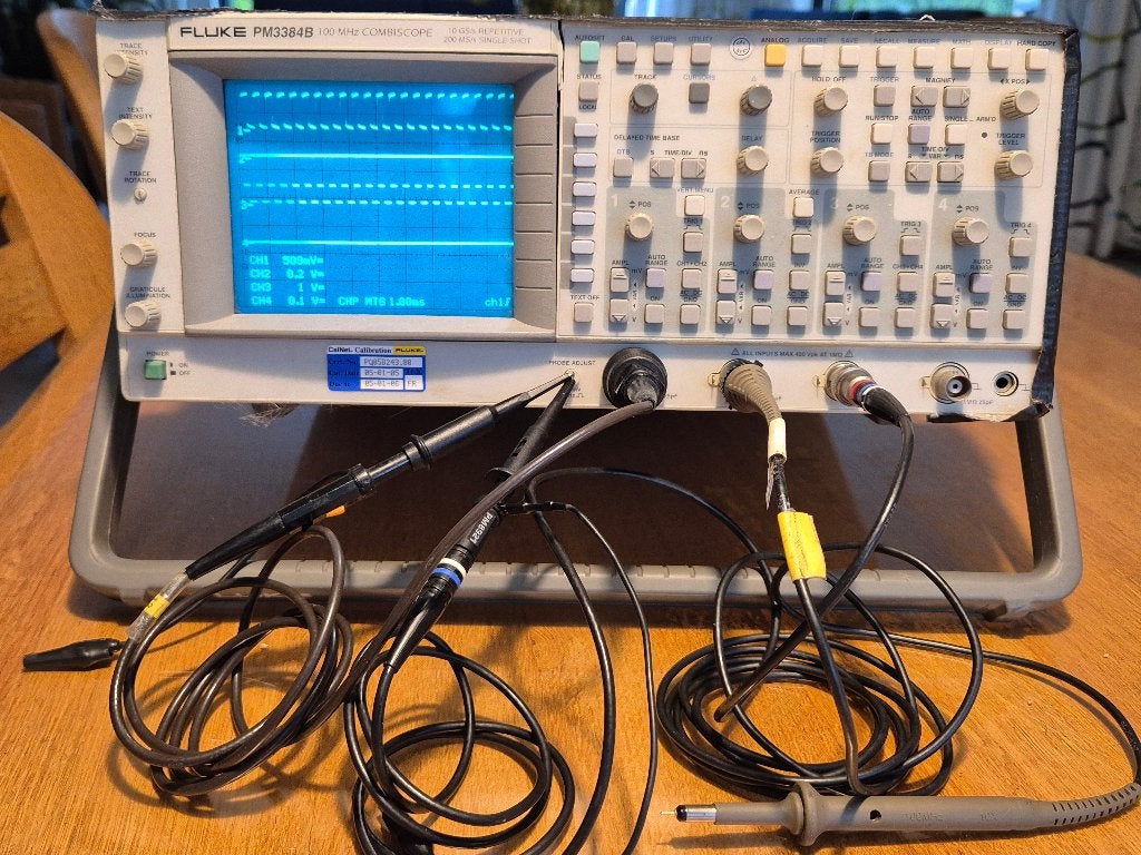 Oscilloscoop, 4ch, Analog/Digital 100MHz, Ophalen, Gebruikt, Overige meters