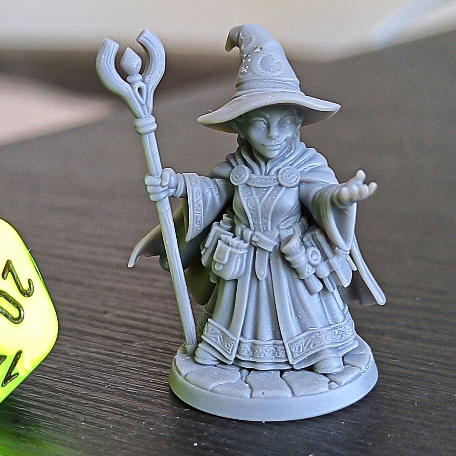 Gnome wizard Miniature D&D HQ dungeon's and dragons, Ophalen of Verzenden, Nieuw, Overige soorten
