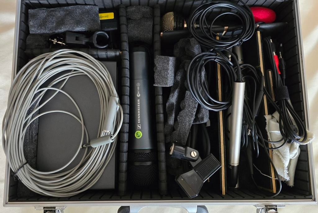 Sennheiser EW100 G2 Draadloze Microfoon Set met Accessoires, Ophalen of Verzenden, Gebruikt, Zangmicrofoon, Draadloos