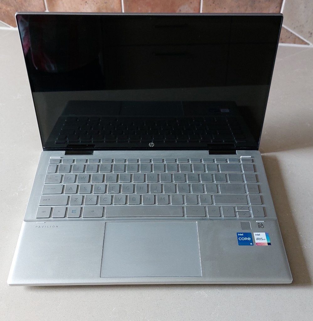 HP Pavilion x360 laptop 14" zilver, full HD, touchscreen, Computers en Software, Windows Laptops, Ophalen, 2 tot 3 Ghz, Qwerty