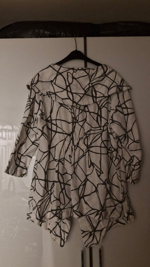 A.part Getailleerde blazer/blouse Maat 44/46, Kleding | Dames, Wit, Maat 42/44 (L), A.part, Ophalen of Verzenden