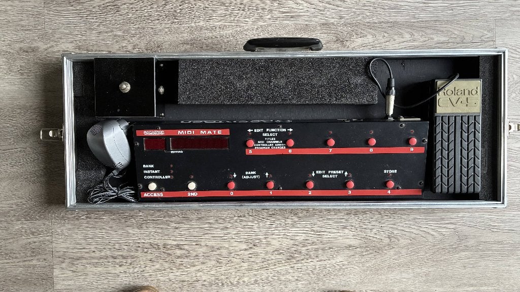 Rocktron MIDI Mate MIDI Voetcontroller met koffer, Ophalen, Gebruikt, Overige typen
