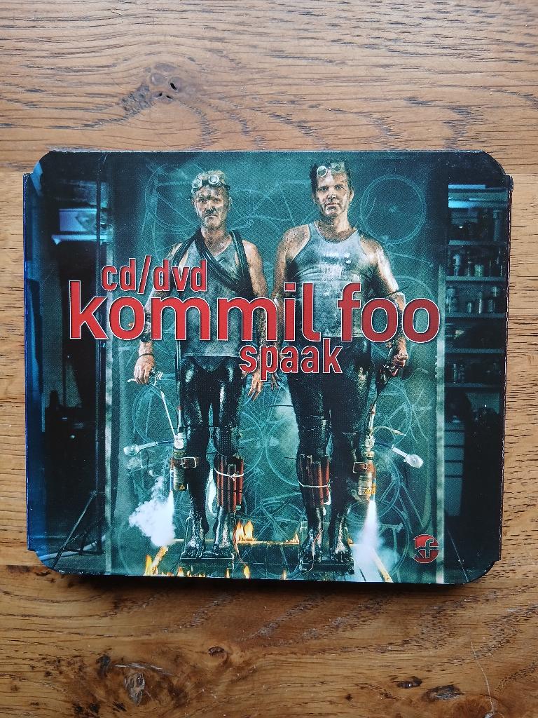 CD Kommil Foo : Spaak (cd+dvd), Ophalen of Verzenden, Zo goed als nieuw, Levenslied of Smartlap