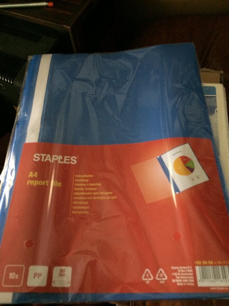 Staples A4 mapjes., Ophalen of Verzenden, Nieuw