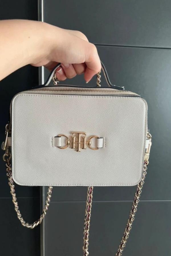 Tommy Hilfiger Tas - Nieuwstaat!, Ophalen of Verzenden, Zo goed als nieuw, Wit, Handtas