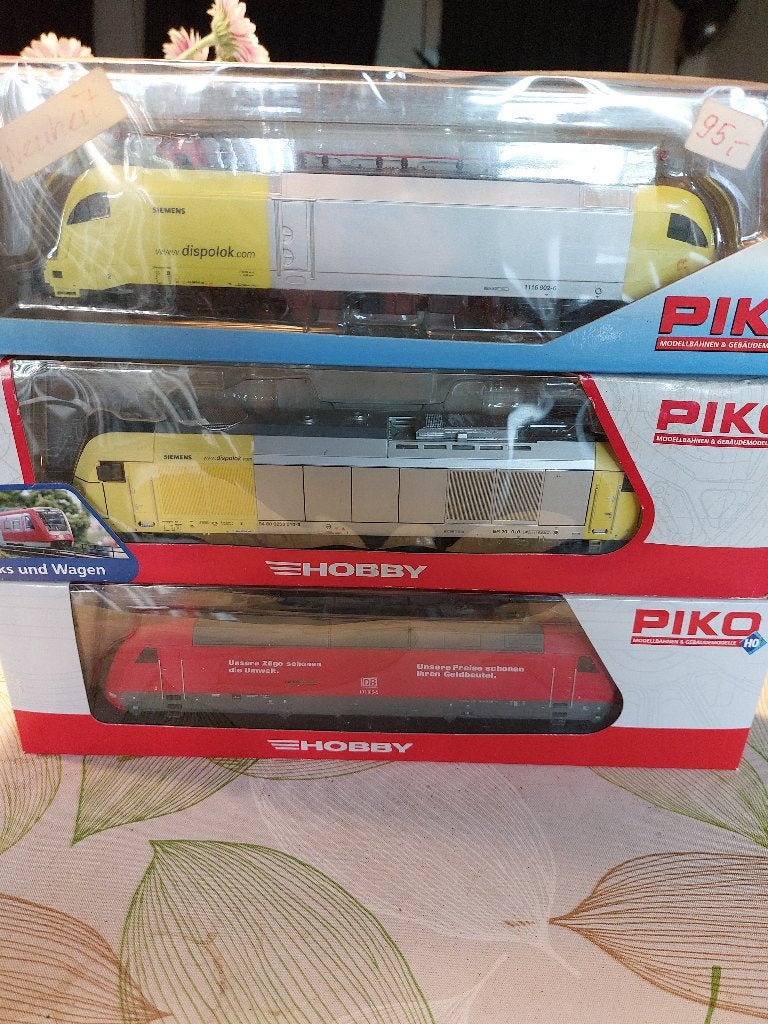 Piko 3 hobbylocs digitaal - aangepast, Gebruikt, Gelijkstroom, Locomotief, Piko