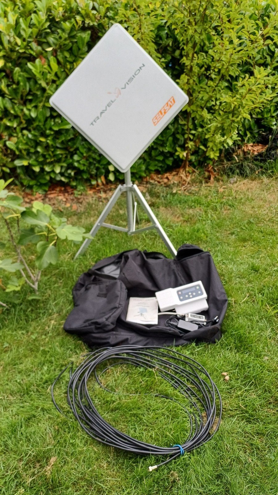 Automatische Satellietschotel Travel Vision R6 flat Selfsat, Audio, Tv en Foto, Schotelantennes, Ophalen, Overige merken