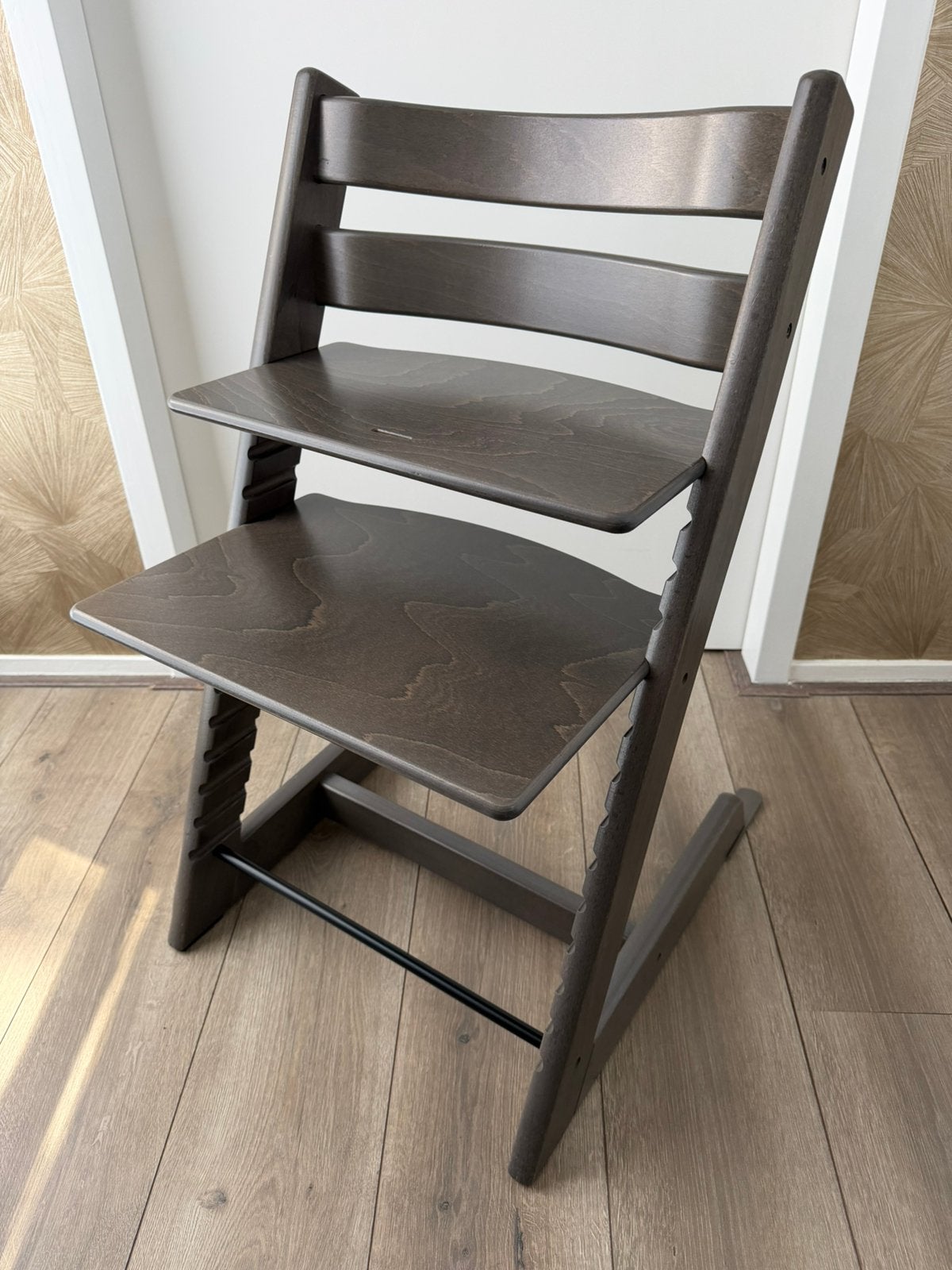 Stokke Tripp Trapp stoel, hazy grey (zo goed als nieuw), Ophalen of Verzenden, Zo goed als nieuw, Meegroeistoel
