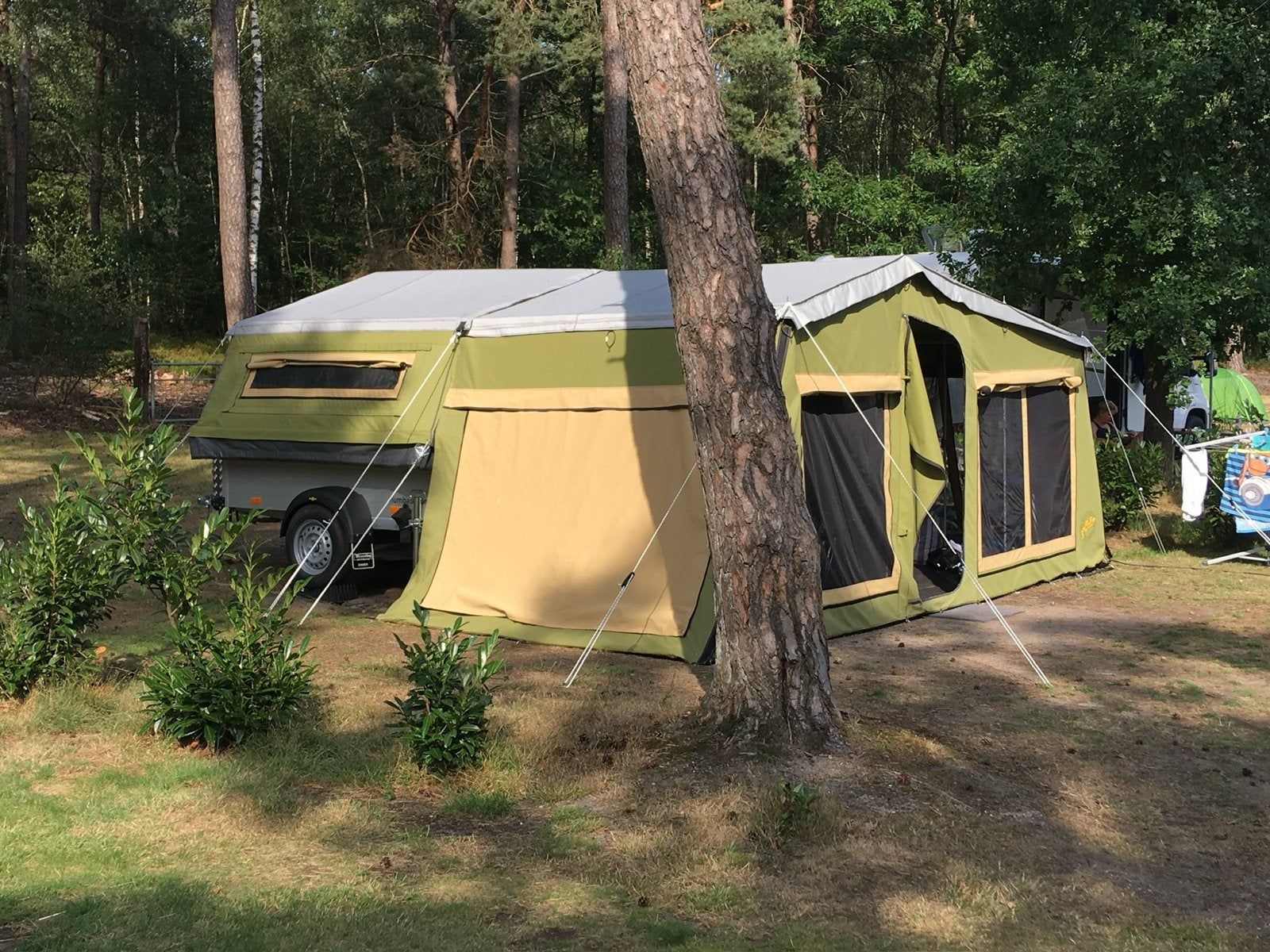Gordigear Savannah tenttrailer / vouwwagen., Tot en met 4, Groen, Ophalen, Overige merken