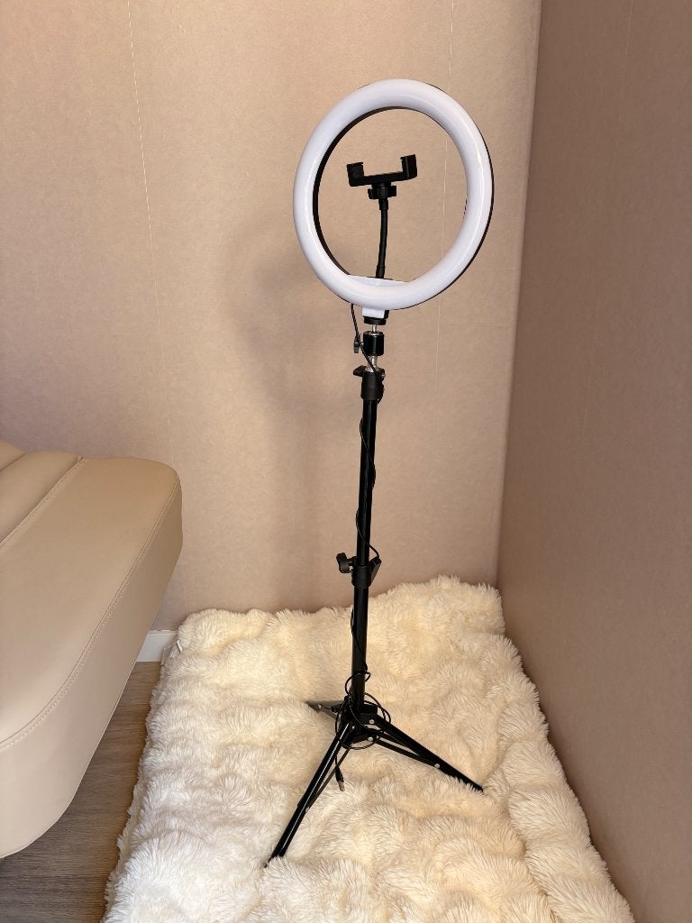 10-inch Ring Light met Statief & Telefoonhouder, Audio, Tv en Foto, Fotografie | Fotostudio en Toebehoren, Ophalen, Lamp of Flitsset