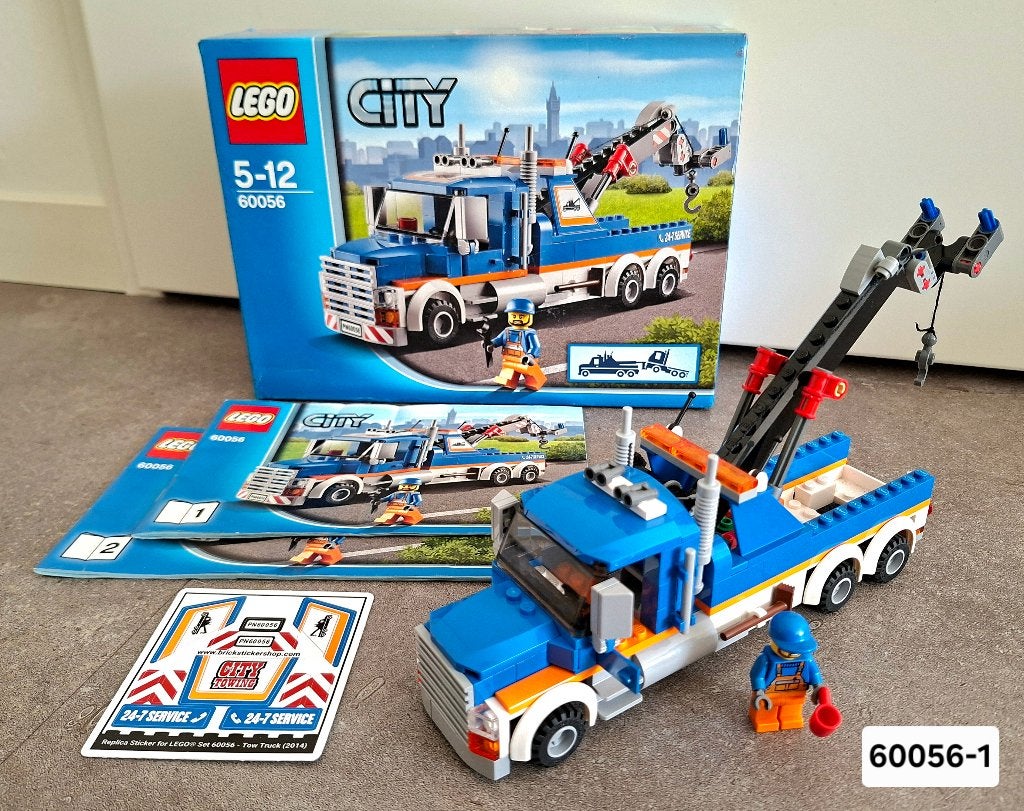 Lego City, Tow Truck, set 60056, City, Lego, Ophalen of Verzenden, Zo goed als nieuw