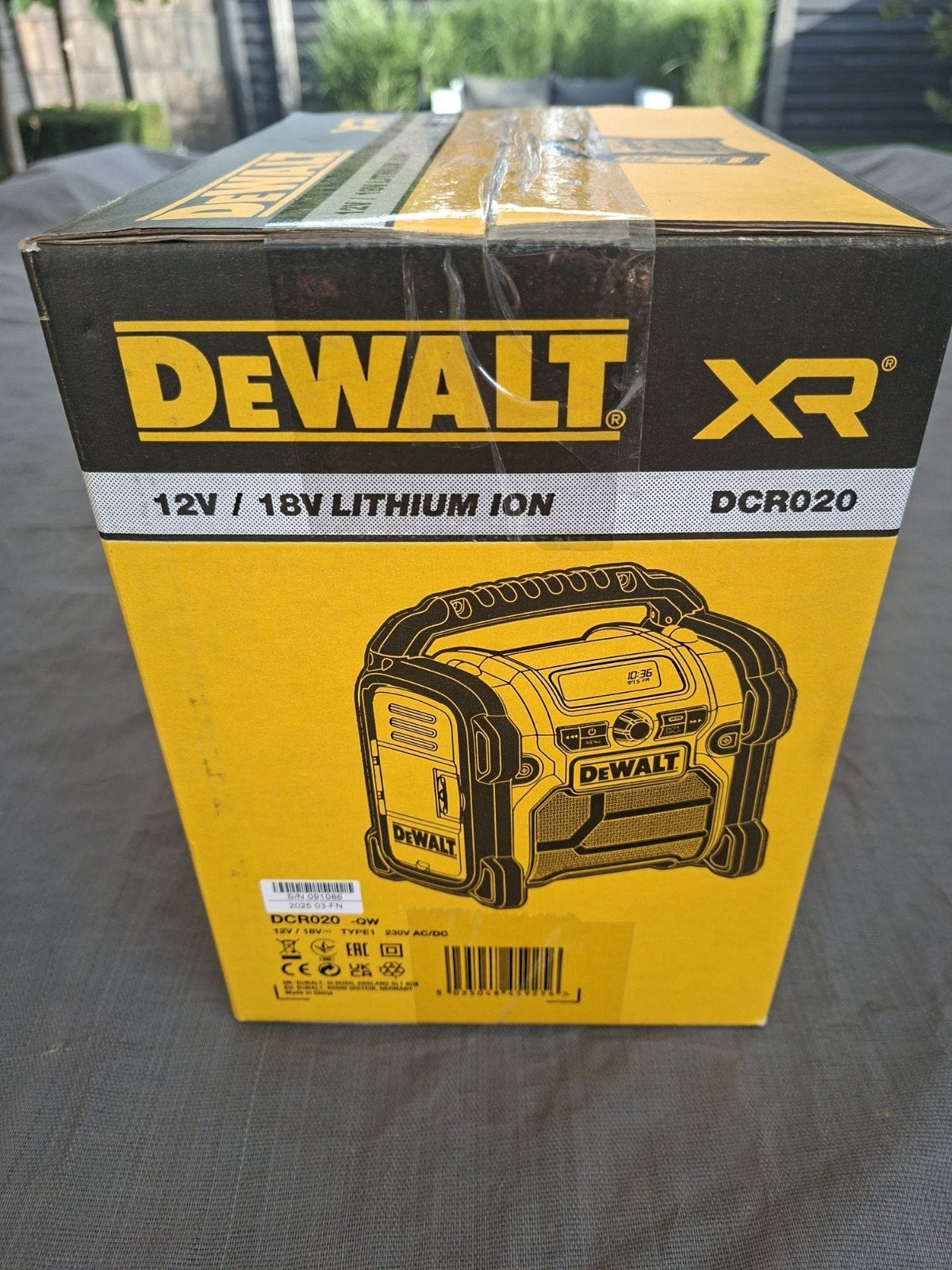 DeWalt DCR020 XR 12V/18V Lithium Ion DAB+/FM Radio