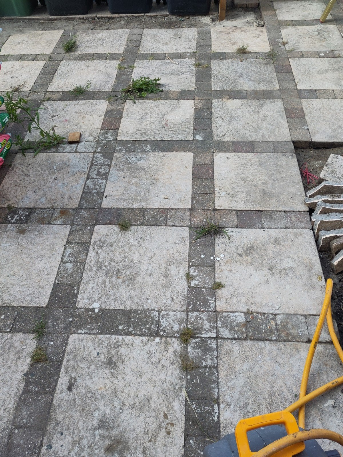 Tuintegels 40x40 cm gratis af te halen, Ophalen, Gebruikt, Beton, Terrastegels