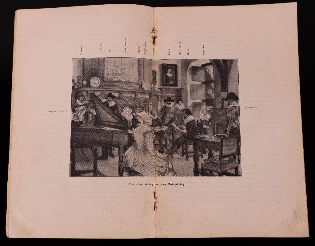 Schoolplaat boekje – Een zomermiddag met de Muiderkring, Ophalen of Verzenden, Geschiedenis