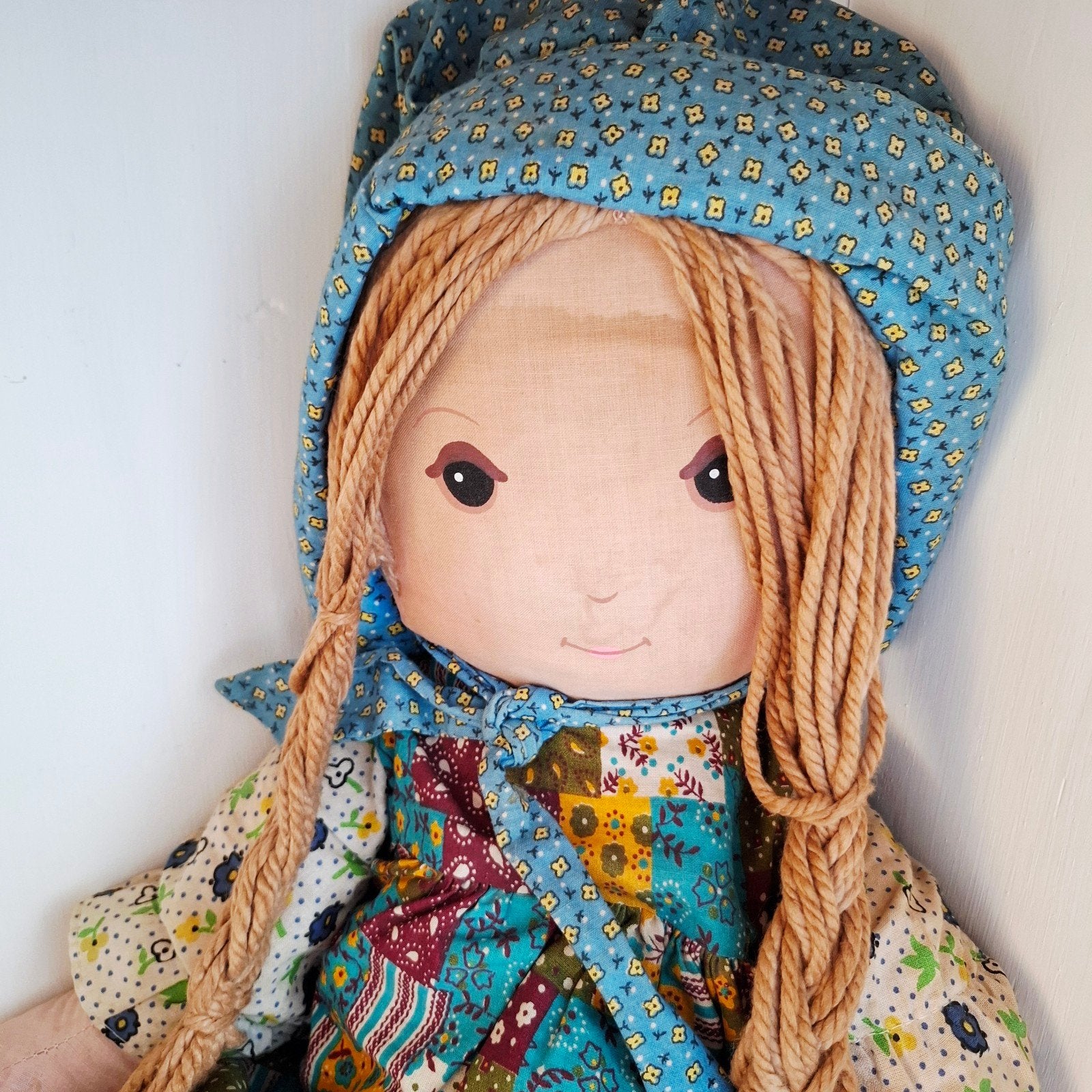 Holly Hobbie, grote lappenpop, Gebruikt, Overige typen, Ophalen of Verzenden, American Greetings Corporation