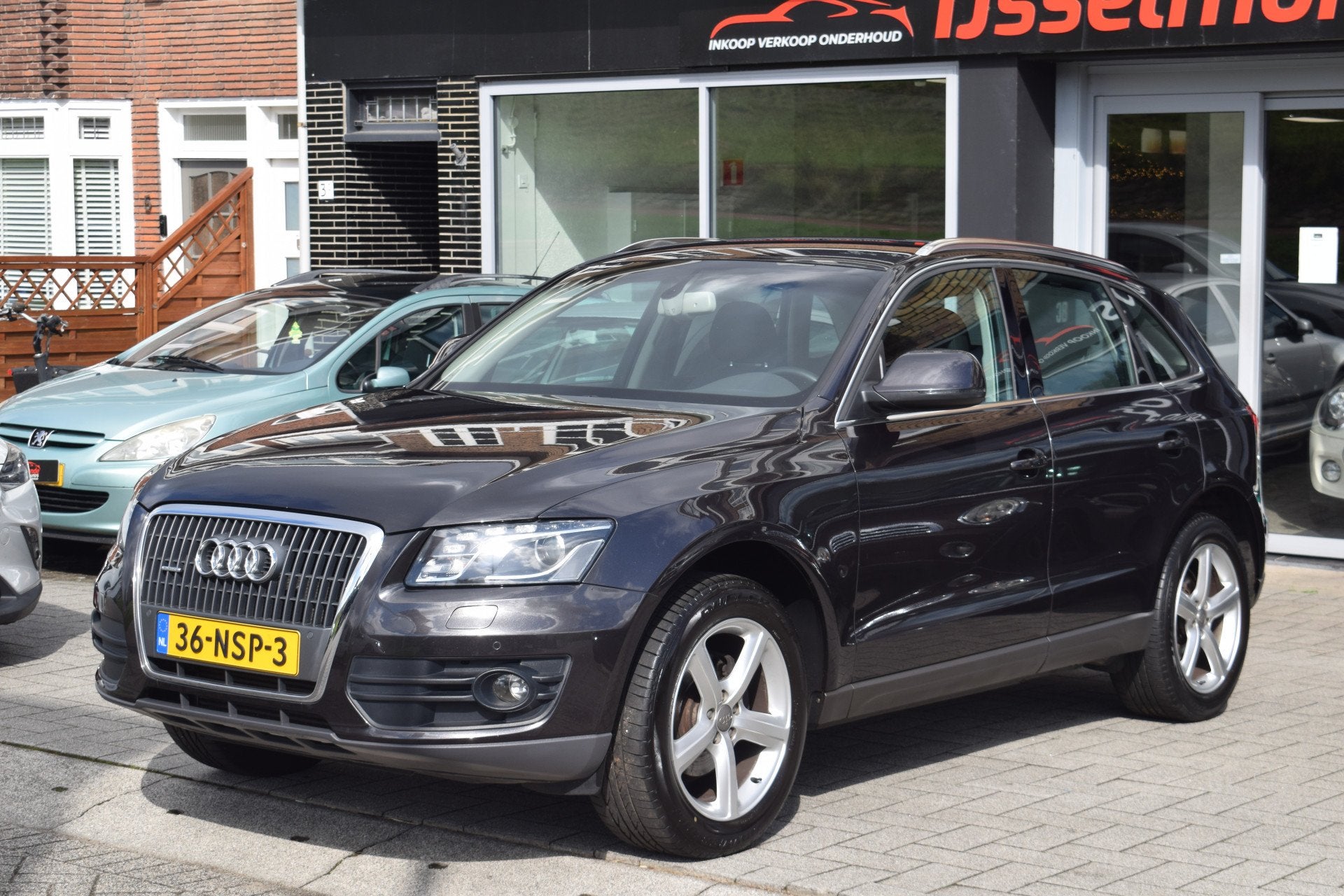 Audi Q5 2.0 TFSI quattro Pro Line Automaat Dealer Onderhoude, Automaat, Stof, Gebruikt, 4 cilinders