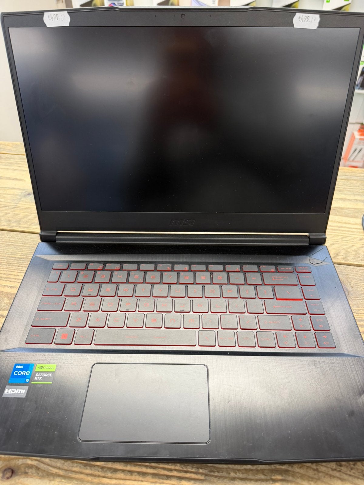 MSI GF63 Thin 15,6 inch intel core I5 16GB met garantie, Ophalen of Verzenden, Zo goed als nieuw