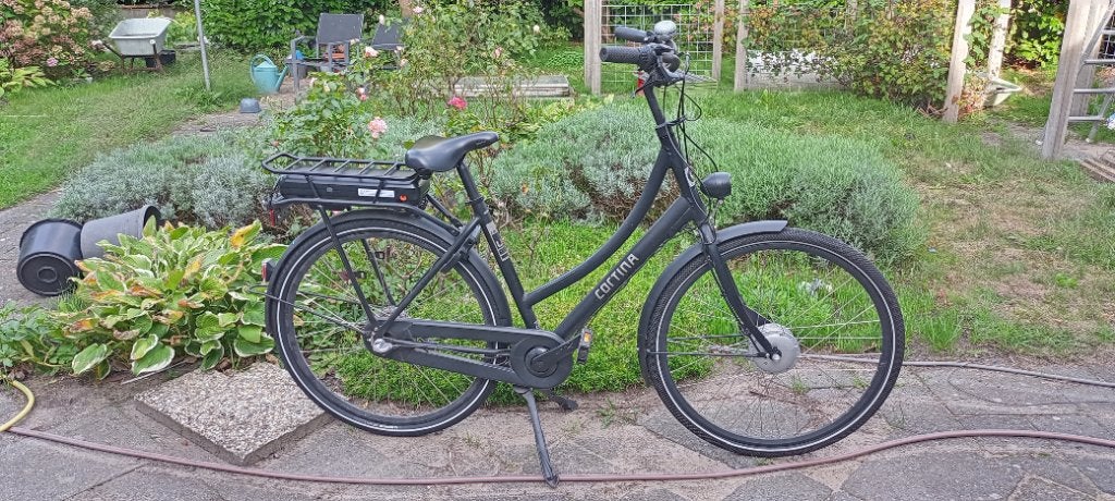 Cortina U1 3 versnellingen 600 watt accu, Versnellingen, Zo goed als nieuw, 50 tot 53 cm, Schijfrem