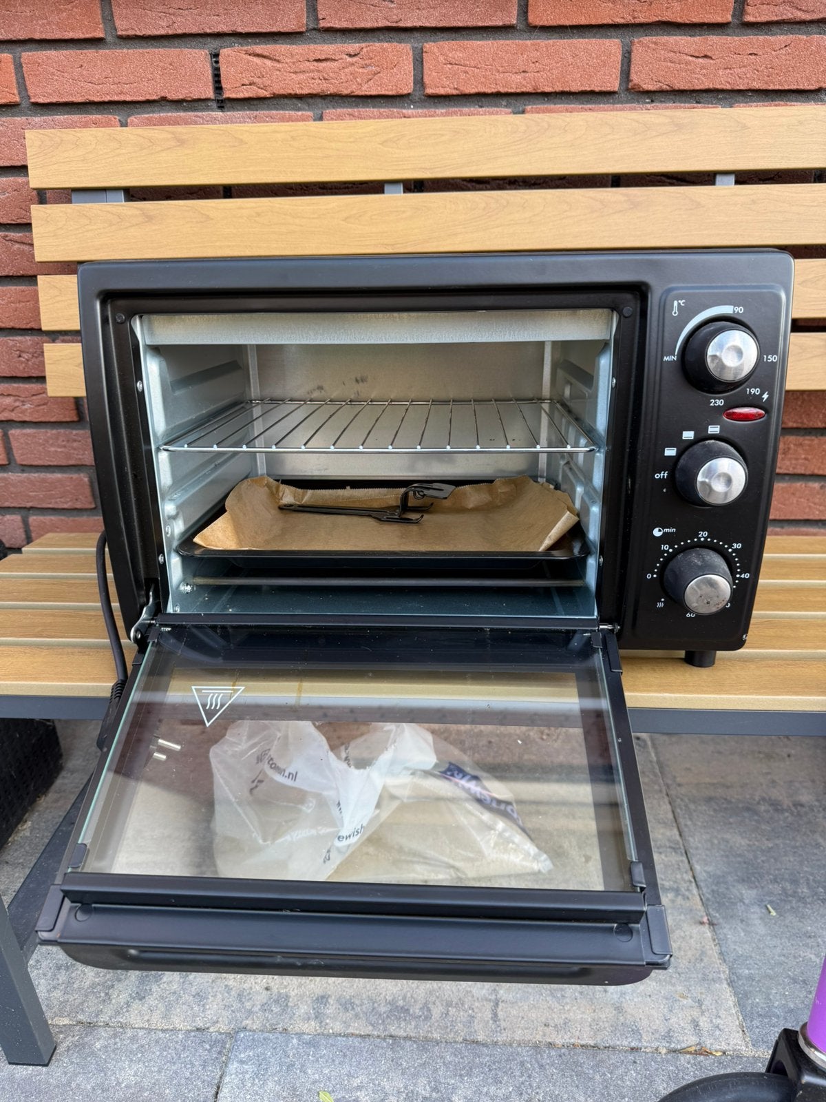 Vrijetaande oven nieuwstaat, Ophalen, Zo goed als nieuw, Minder dan 45 cm