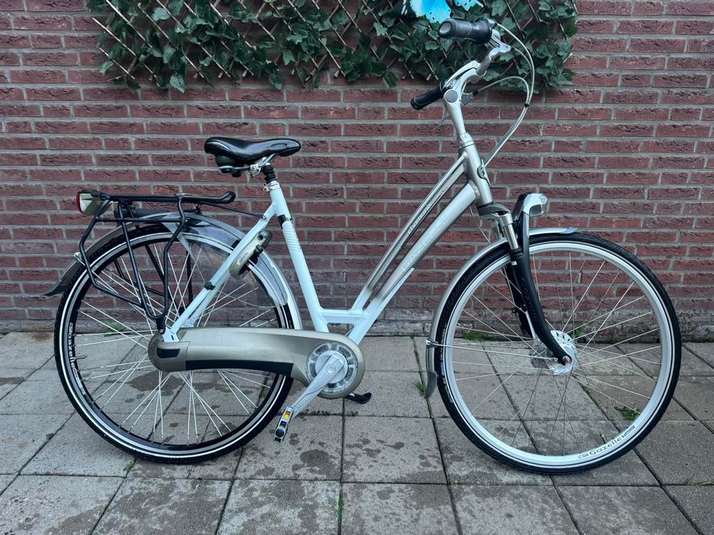 Gazelle chamonix plus 28 inch 7 versnelling frame hoogte 53, Ophalen, 53 tot 56 cm, Versnellingen, Zo goed als nieuw