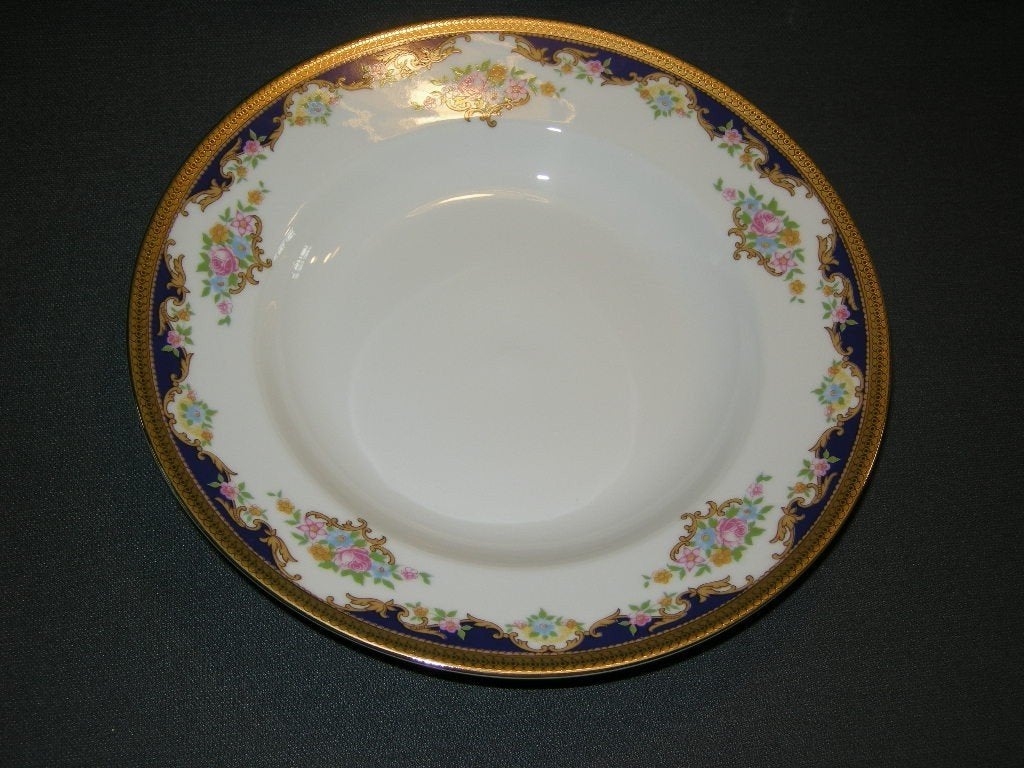 Tirschenreuth wit-blauw-bloem-goud enkele losse onderdelen, Antiek en Kunst, Ophalen of Verzenden