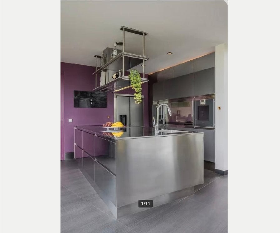 Arclinea eiland afzuigkap, Ophalen, Gebruikt, 150 tot 200 cm, Minder dan 100 cm