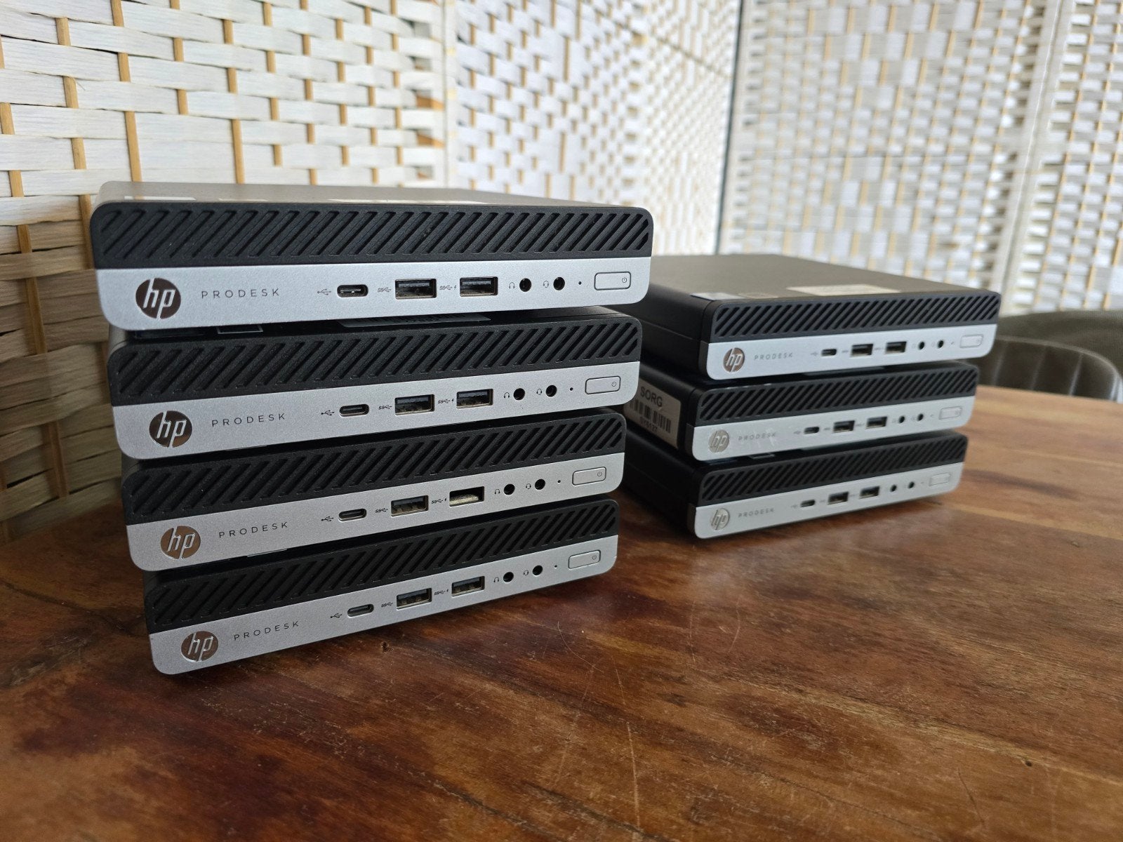 7 x HP Prodesk 600 G4 mini pc - core i3 8th - 8GB - 256GB SS, Computers en Software, Ophalen of Verzenden, Zo goed als nieuw