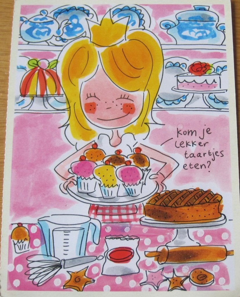 Blond Amsterdam - kom je taartjes eten - nieuw, Verzenden, 1980 tot heden, Ongelopen, Overige thema's