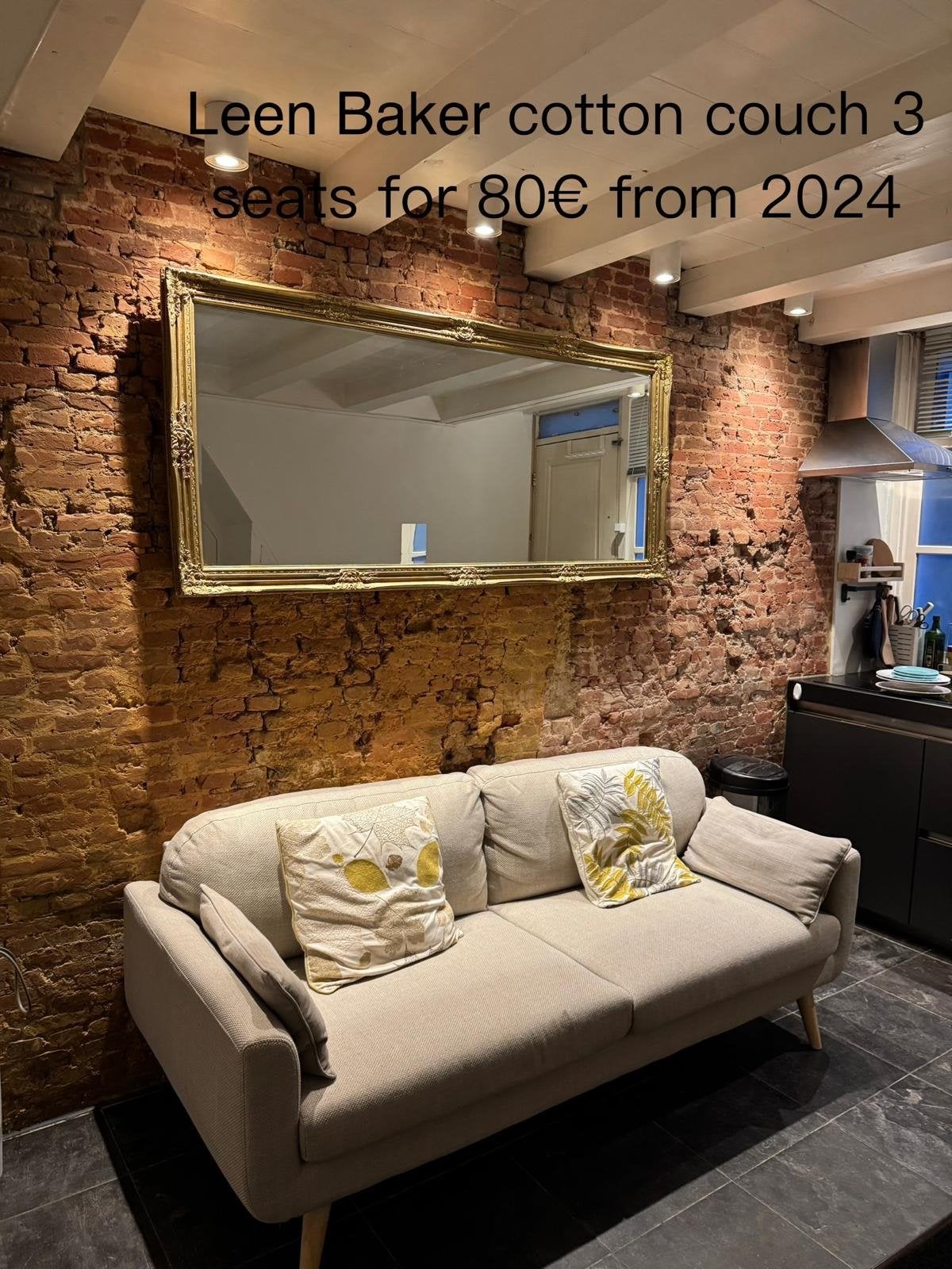 Leen Bakker 3-zitsbank 85  200  88 cm, Huis en Inrichting, Ophalen, 150 tot 200 cm, Driepersoons, 75 tot 100 cm