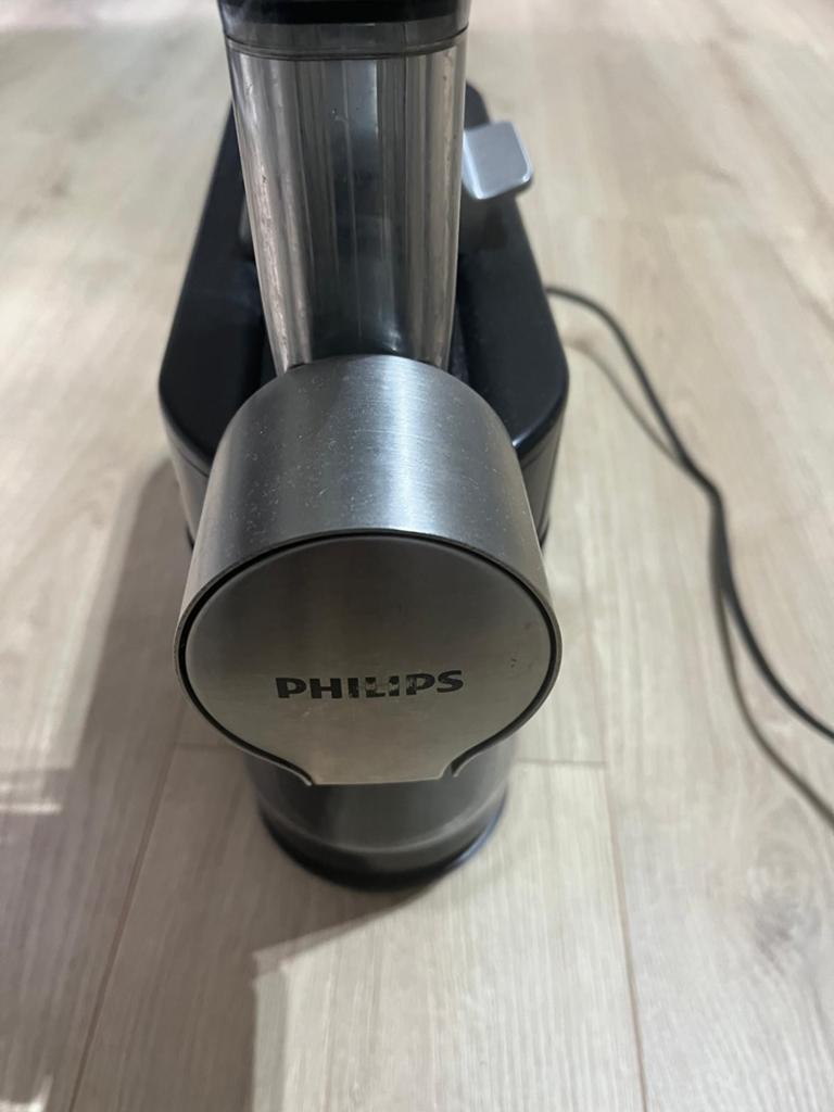 Philips Slowjuicer - Zo goed als nieuw, Witgoed en Apparatuur, Juicers, Ophalen of Verzenden, Zo goed als nieuw, Elektrisch, Slowjuicer