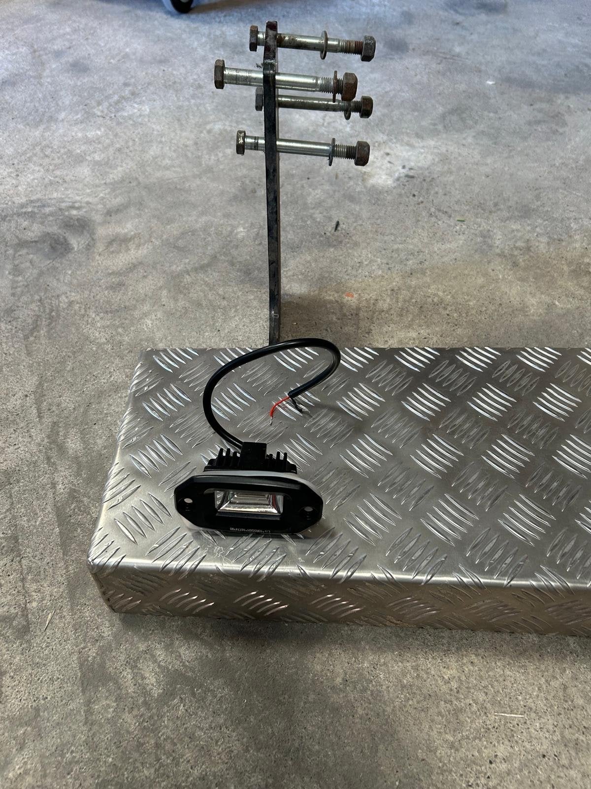 Aluminium opstap met trekhaak en LED verlichting, Auto-onderdelen, Ophalen, Gebruikt