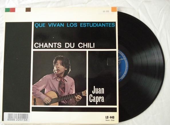 Juan Capra - Chants du Chili, Ophalen of Verzenden, Gebruikt, 12 inch, Latijns-Amerikaans