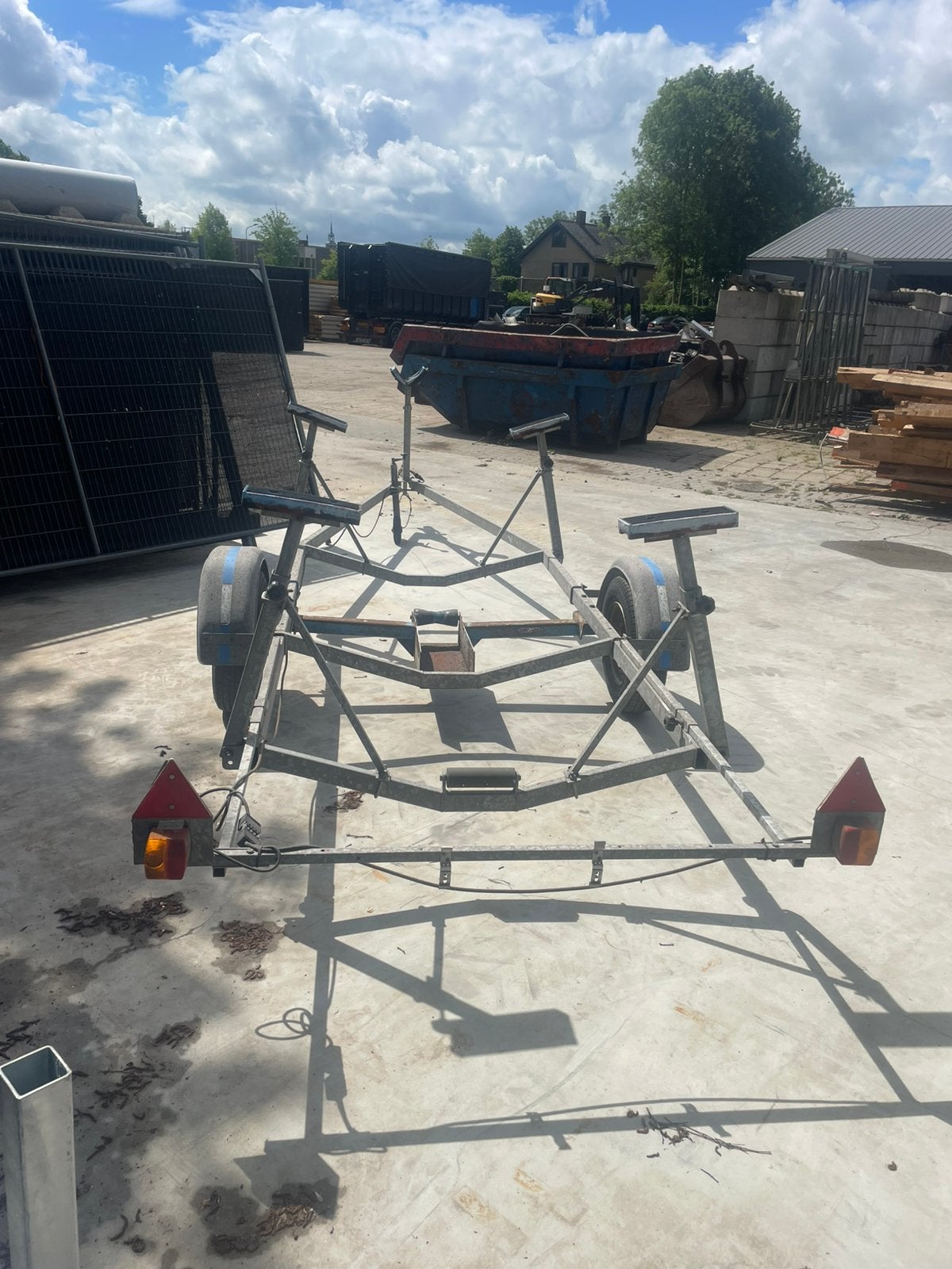 Boottrailer van Atlanta, Watersport en Boten, Ophalen, Minder dan 1500 kg, Gebruikt, Sloepentrailer