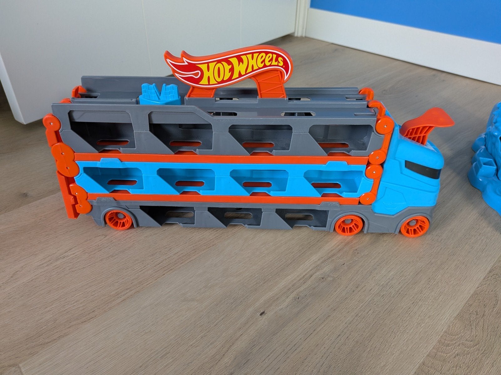 Hot Wheels Speedway oplegger, Ophalen of Verzenden, Gebruikt