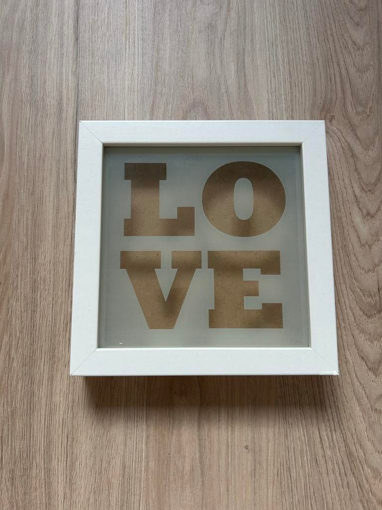 Spaarpot 'LOVE' - Zo goed als nieuw, Ophalen of Verzenden, Zo goed als nieuw, Overige materialen, Overige thema's