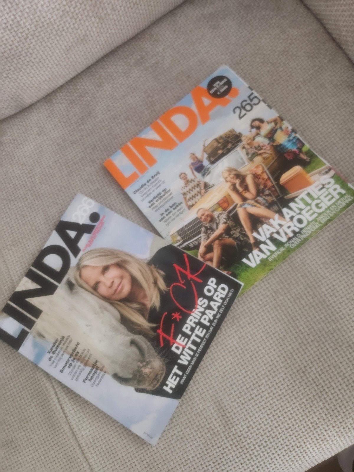 LINDA. Magazine - Nummers 265 en 266, Ophalen of Verzenden, Gelezen, Damesbladen