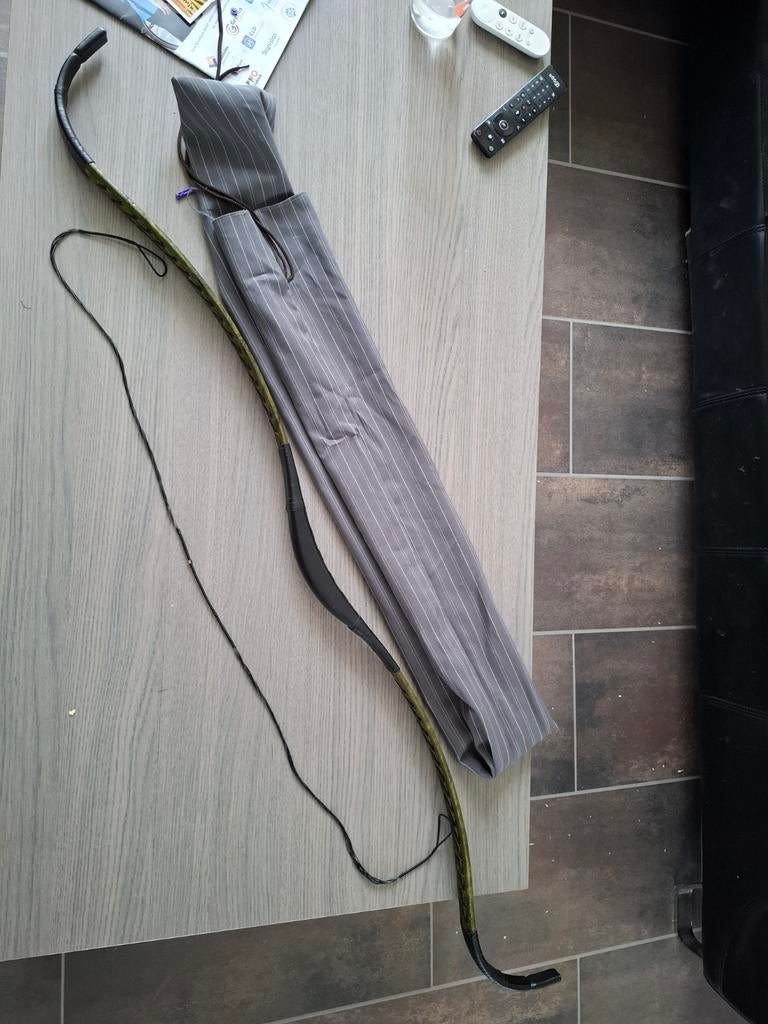 Leren Jachtboog met Houten Pijlen, Ophalen of Verzenden