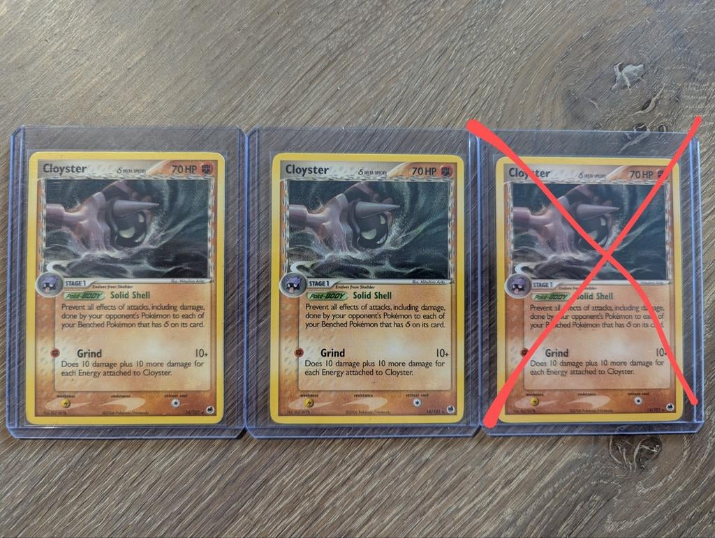 Cloyster uit EX Dragon Frontiers 19/101, Ophalen of Verzenden, Zo goed als nieuw, Losse kaart