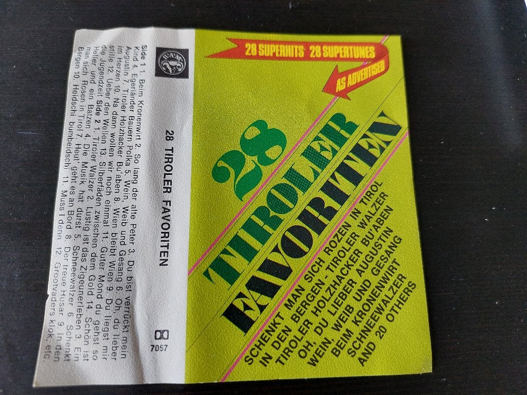 28 TIROLER FAVORITEN (MC), Overige genres, 1 bandje, Ophalen of Verzenden, Zo goed als nieuw