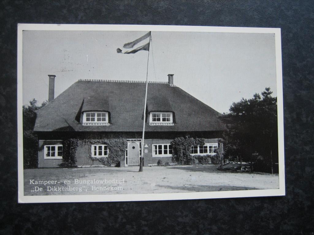 BENNEKOM Kampeer en bungalowbedrijf DE Dikkenberg a 1958, Ophalen of Verzenden, 1940 tot 1960, Gelderland