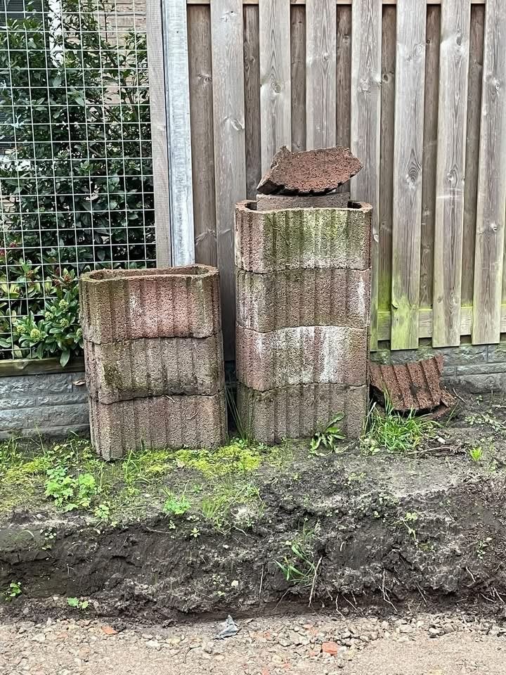 Opstapelbare sierblokken - Wolvega, Gebruikt, Ophalen of Verzenden, Beton, Tuin