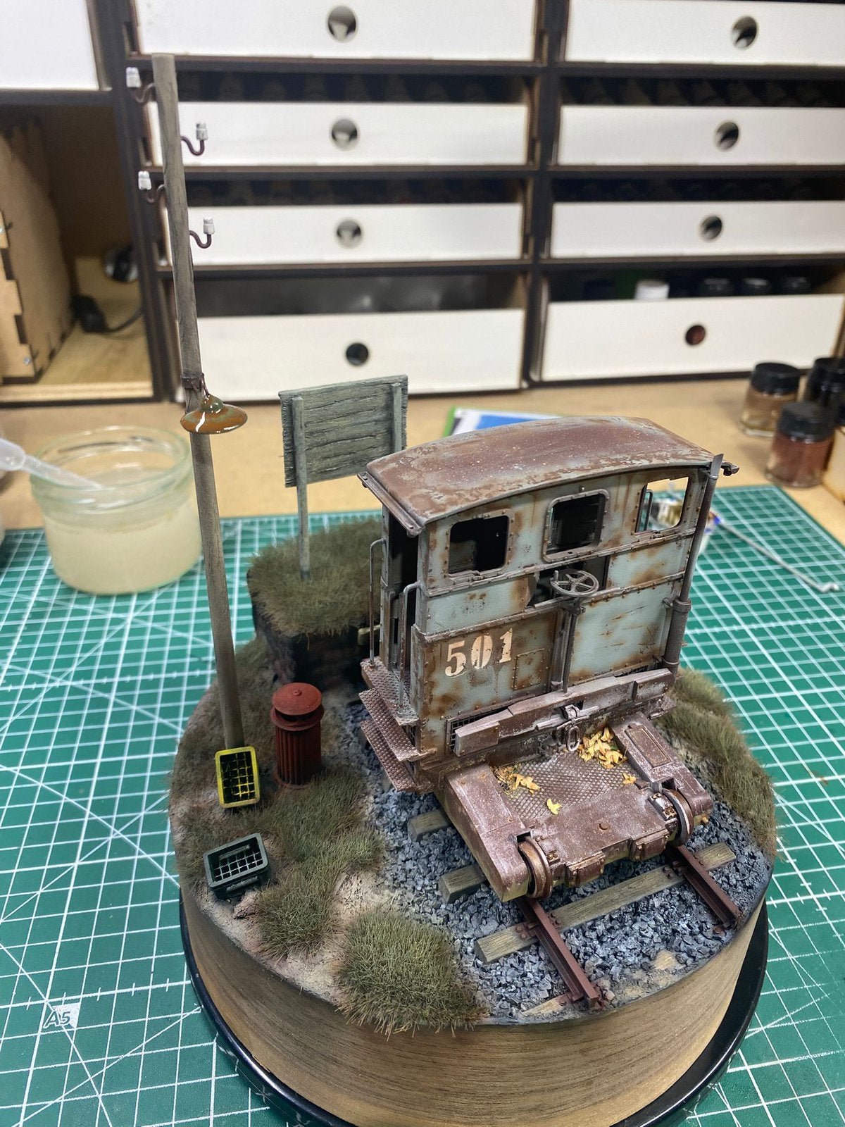Te koop: 1:35 Italiaanse ww2 trein, Ophalen, Nieuw, 1:35 tot 1:50, Diorama