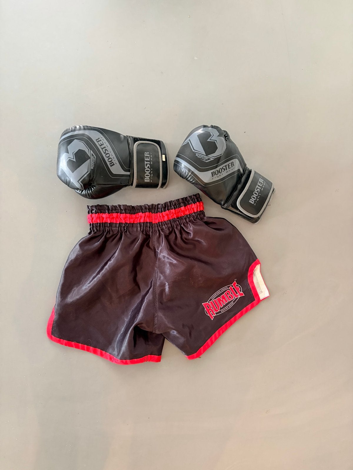 Bokshandschoenen Booster & Rumble vechtsportbroekje, Maat M, Ophalen of Verzenden, Gebruikt, Overige