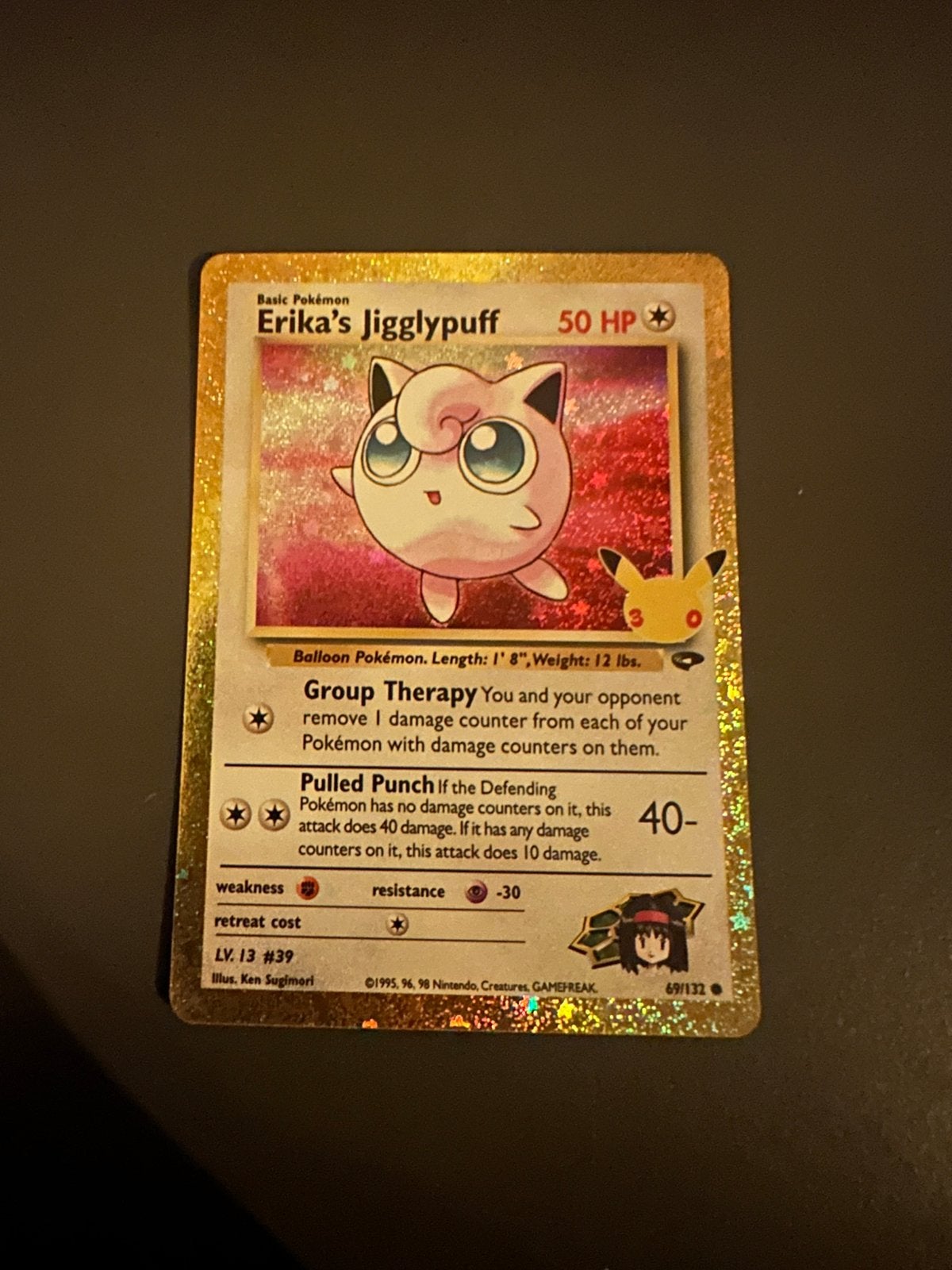 Erika’s jigglypuff #69, Ophalen, Zo goed als nieuw, Losse kaart, Foil
