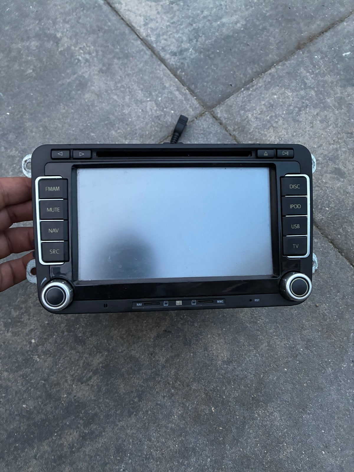 Volkswagen N6-VW Navigatiesysteem/Radio defect, Ophalen, Gebruikt