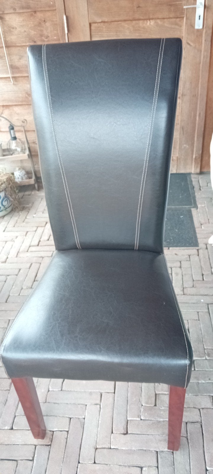 Kan zeker nog een ronde mee, Huis en Inrichting, Stoelen, Ophalen, Overige materialen, Gebruikt, Drie